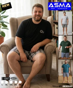 Piżama męska Big L-4XL  1597