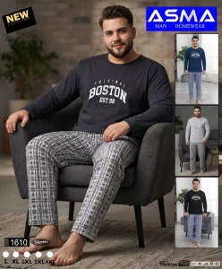 Piżama męska ASMA Big L-4XL  1610