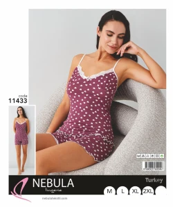 Komplet na ramiączka z szortami NEBULA 11433