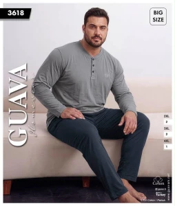Piżama męska GUAVA BIG SIZE 2XL-4XL  3618