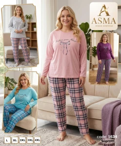Piżama damska ASMA  BIG SIZE 1634